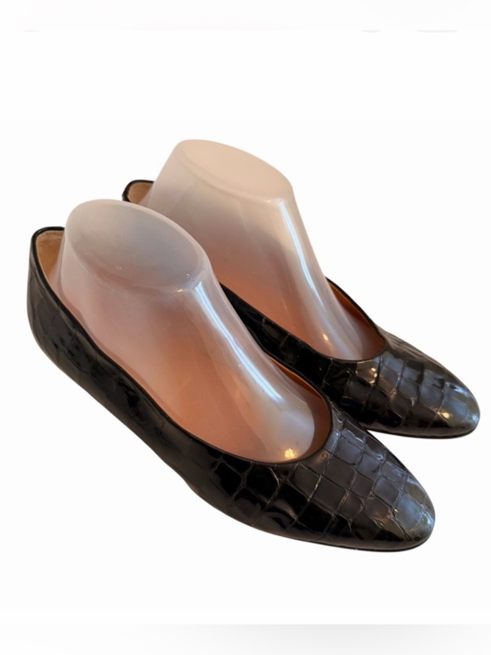 Giorello Brown Snakeskin Embossed Leather Pumps 39(8.5) LIKE NEW